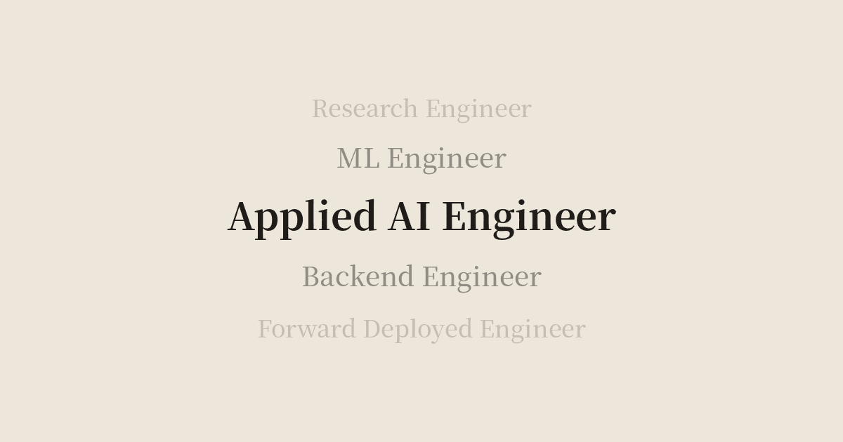 Applied AI Engineer vs ML Engineer: What the Role Actually Is